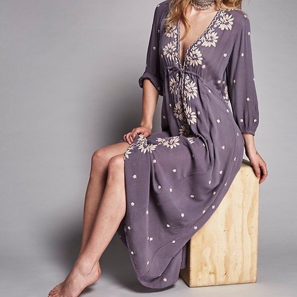 Searching for Free People Fable Embroidered Dress - Picture 5 of 5